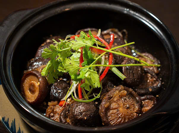 Braised Shiitake mushrooms
